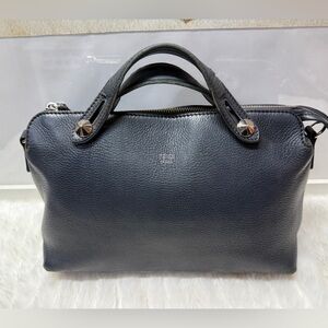 FENDI-8BL124GZ3 149 010 Black Pebble Leather Bag